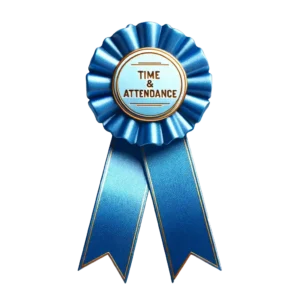 A blue ribbon award for time and attendance