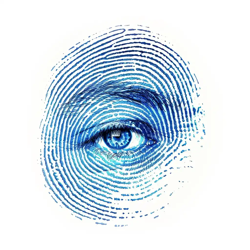 A face in a fingerprint