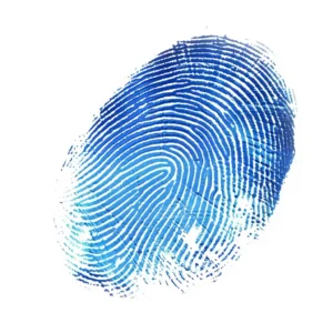 Blue Fingerprint