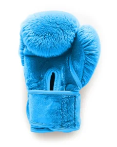 A blue boxing glove