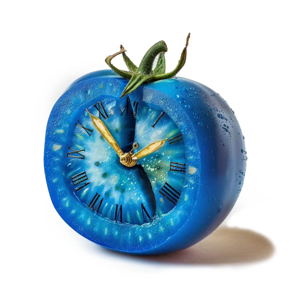 Blue Pomodoro Tomato Clock